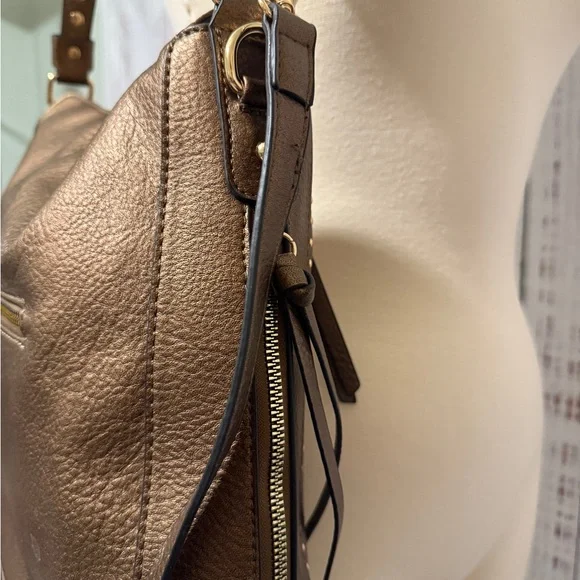 Montana West Bronze‎ Studded Shoulder Bag - Picture 6 of 9